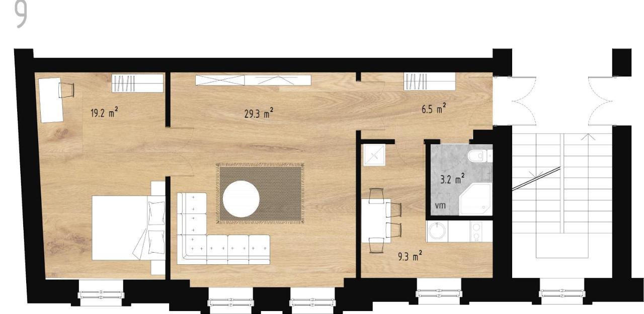 דירות ריגה Gourmet Storie'S Ap 68Sqm Renovated Free Parking מראה חיצוני תמונה